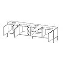 Тумба під ТВ в вітальню з ЛДСП 3D/203 Lars (Clars) Антрацит Perfect Home, фото 6