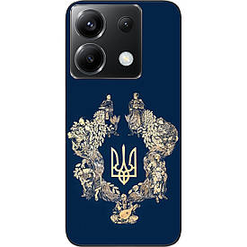 Силіконовий чохол Case для Xiaomi Poco X6 5G з картинкою Сильна Україна