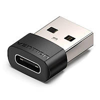 Переходник Vention USB 2.0 Male - USB-C Female (CDWB0) MD, код: 8366728