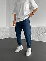 Мужские джинсы для мужчины джинсовые брюки момы темно синие Sam Чоловічі джинси для чоловіка джинсові штани