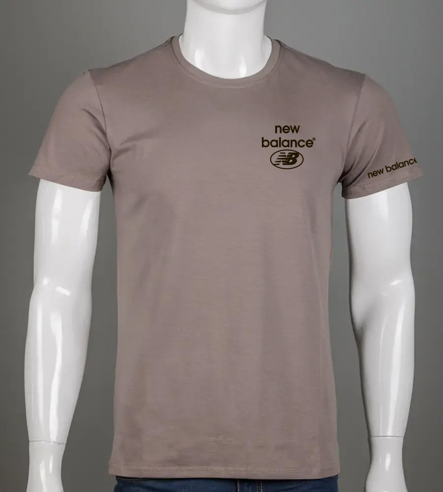 Футболка чоловіча New Balance 2408м (Уп.4шт M-XXL), Капучино