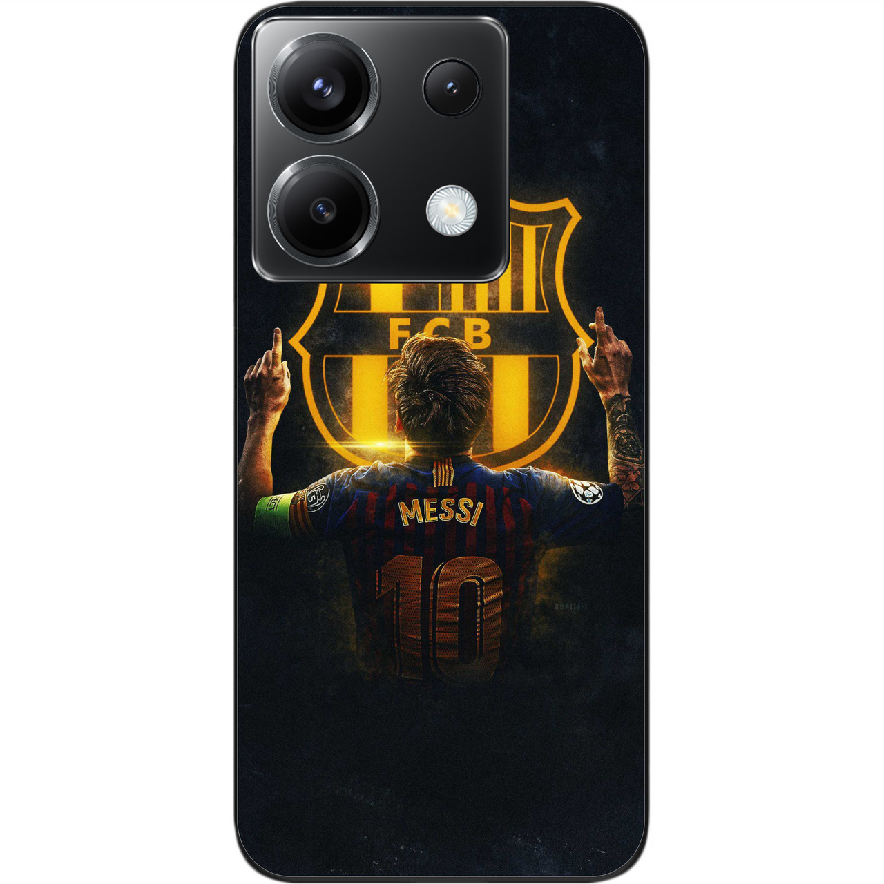 Силіконовий чохол Case для Xiaomi Redmi Note 13 Pro 5G з картинкою Футбол Мессі