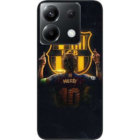 Силіконовий чохол Case для Xiaomi Redmi Note 13 Pro 5G з картинкою Футбол Мессі, фото 1