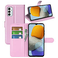 Чехол-книжка Litchie Wallet Samsung Galaxy M23 5G Light Pink BS, код: 8129111