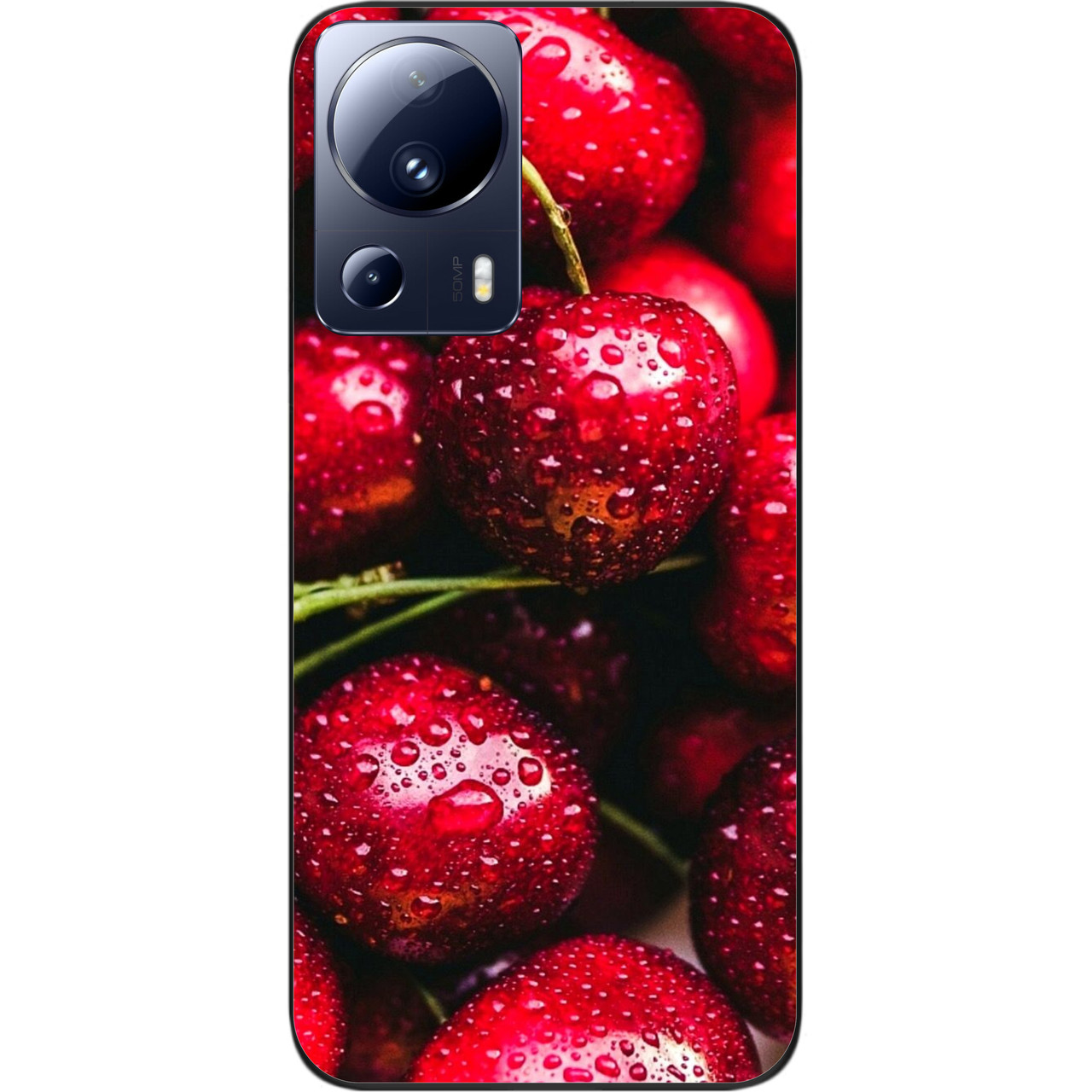 Силіконовий чохол Case для Xiaomi 13 Lite 5G з картинкою Вишня