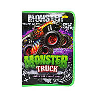 Папка для ручного труда А4 ПР-01 на молнии (Monster truck) Sam Папка для ручної праці А4 ПР-01 на блискавці