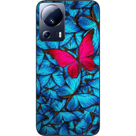 Силіконовий чохол Case для Xiaomi 13 Lite 5G з картинкою Метелики, фото 1