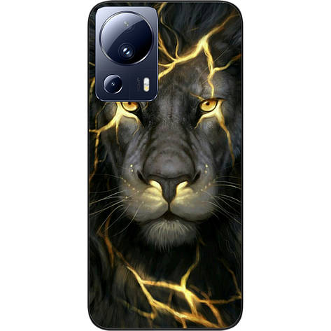 Силіконовий чохол Case для Xiaomi 13 Lite 5G з картинкою Лев, фото 1