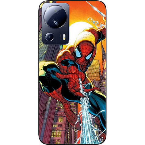 Силіконовий чохол Case для Xiaomi 13 Lite 5G з картинкою Людина-павук, фото 1