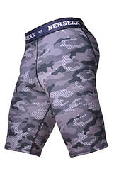 Шорти компресійні Berserk Sport Tactical Force Камуфляж Сірий 2XL BS, код: 7469184