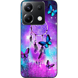 Чохол силіконовий Case для Xiaomi Poco X6 5G з картинкою Метелики й оберег