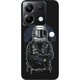 Чохол силіконовий Case для Xiaomi Poco X6 5G з картинкою Космонавт і місяць