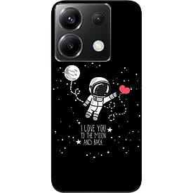 Чохол силіконовий Case для Xiaomi Poco X6 5G з картинкою Любов до місяця