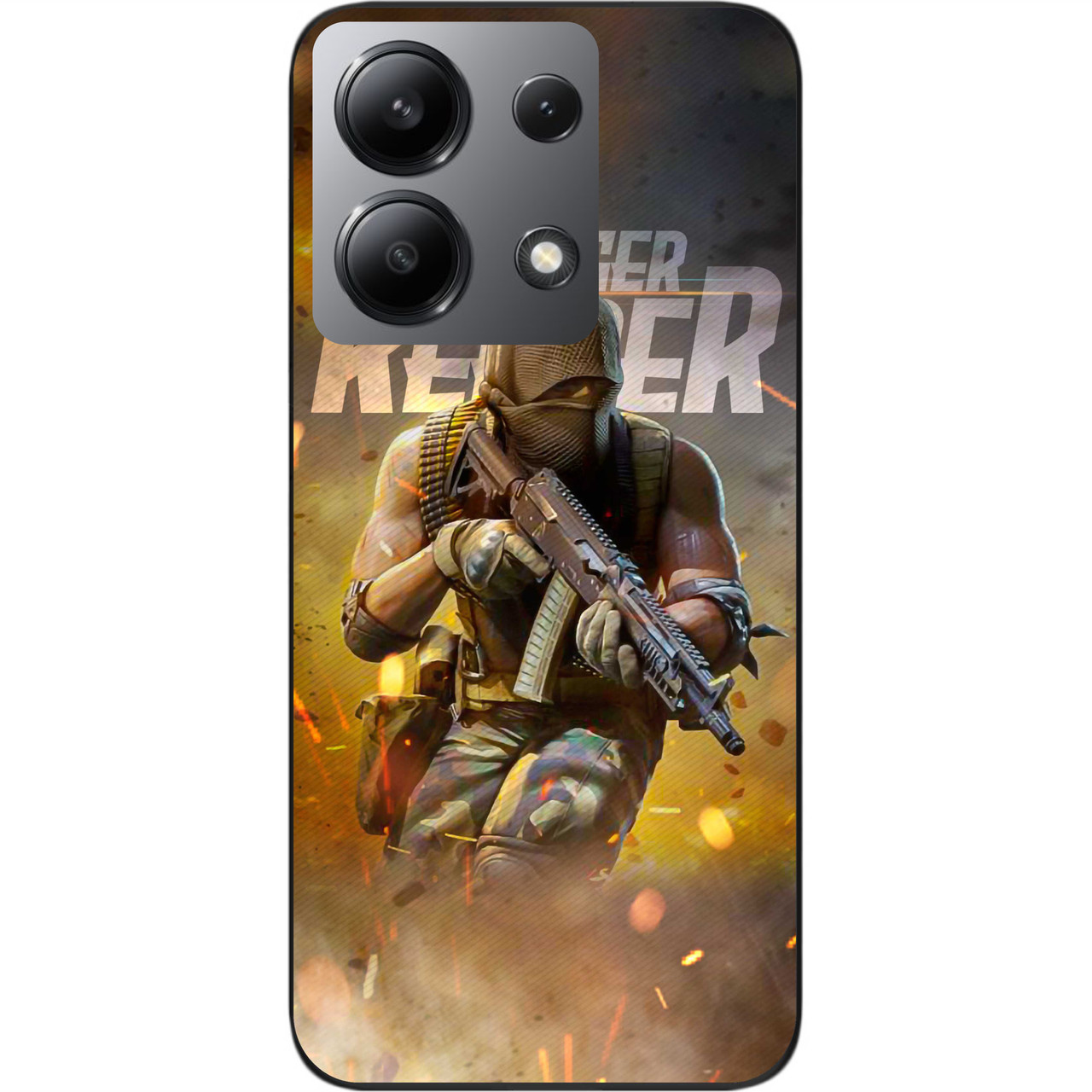 Силіконовий чохол Case для Xiaomi Redmi Note 13 4G з картинкою Call of Duty Kreuger Reaper Крюгер