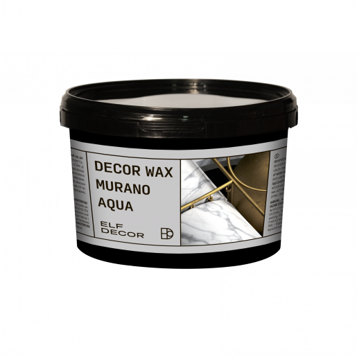 Decor Wax MURANO AQUA – захисно-декоративний глянцевий віск (450г). Elf