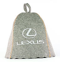 Банная шапка Luxyart Lexus One size серый (LA-958) BS, код: 7784860