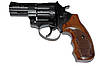 Револьвер STALKER 2,5 wood, під патрон флобера, коричнева пластикова ручка, фото 3