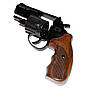 Револьвер STALKER 2,5 wood, під патрон флобера, коричнева пластикова ручка, фото 5
