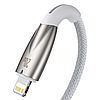 Кабель зарядный Baseus Type-C Lightning Glimmer Series Fast Charge 1 м White (CADH000002), фото 8