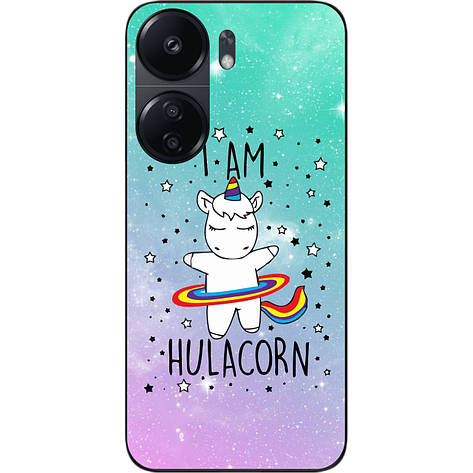Силіконовий чохол Case для Xiaomi Poco C65 з картинкою Єдиноріг, фото 1