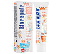 Зубная паста персик Oral Care Kids Topo Gigio Cartoon Peach Biorepair 50 мл MD, код: 8163925