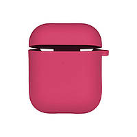 Чохол з мікрофіброю Silicone Case Airpods 1 Airpods 2 Shiny pink BS, код: 8294845