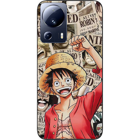 Силіконовий чохол Case для Xiaomi 13 Lite 5G з картинкою Манкі Д. Луффі, фото 1