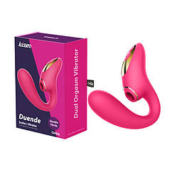 Подвійний вібростимулятор для жінок Dual Orgasm Vibrator Kissen Duende Chisa BS, код: 8370788