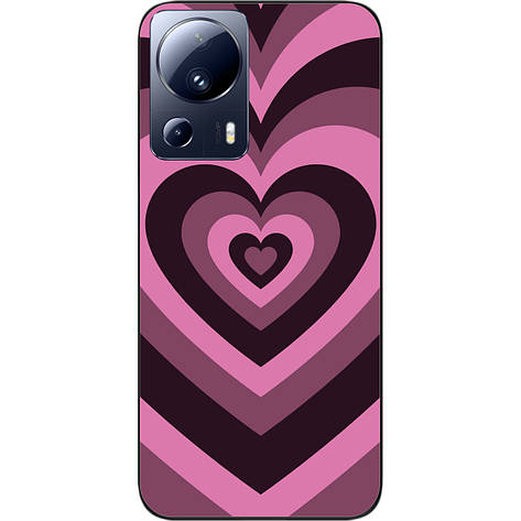 Силіконовий чохол Case для Xiaomi 13 Lite 5G з картинкою Сердечка, фото 1