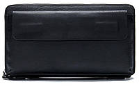 Мужской клатч-барсетка Vintage 14654 с ремешком на руку Черный MD, код: 1326399