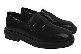 Туфлі на низькому ходу жіночі Berkonty натуральна шкіра колір Чорний 279-20DTC 38 BS, код: 7434824