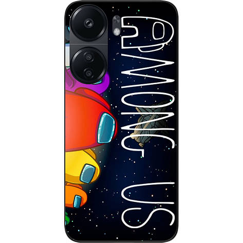 Силіконовий чохол Case для Xiaomi Poco C65 з картинкою Among Us Серед нас, фото 1