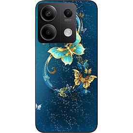 Чохол силіконовий Case для Xiaomi Redmi Note 13 5G з картинкою Красиві метелики