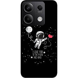 Чохол силіконовий Case для Xiaomi Redmi Note 13 5G з картинкою Любов до місяця