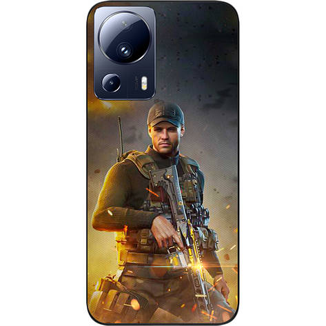 Силіконовий чохол Case для Xiaomi 13 Lite 5G з картинкою Call of Duty Gaz Газ, фото 1