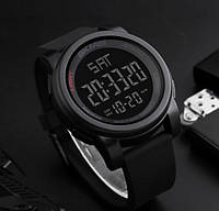 Мужские спортивные наручные часы SKMEI 1257 электронные с подсветкой армейские цифровые часы Черный Sam