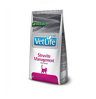 Сухой лечебный корм для кошек Farmina Vet Life Management Struvite диет. питание, для лечения BS, код: 7624053