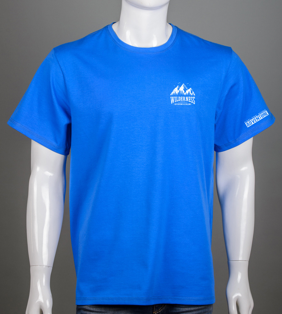 Футболка батал Wilderness 2405б (Уп.4шт 3XL,4XL), Електрик