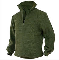 Свитер тактический Mil-Tec Troyer Olive 10815001-2XL MD, код: 8375106