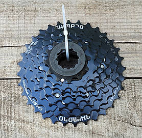 Касета на велосипед.Shimano CS-HG 200-8. 12-32. Зірочка на велосипед задня. Зірочка заднього колеса.