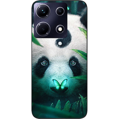 Силіконовий чохол Case для Infinix Note 30 4G (X6833B) з картинкою Панда, фото 1