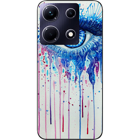 Силіконовий чохол Case для Infinix Note 30 4G (X6833B) з картинкою очей, фото 1