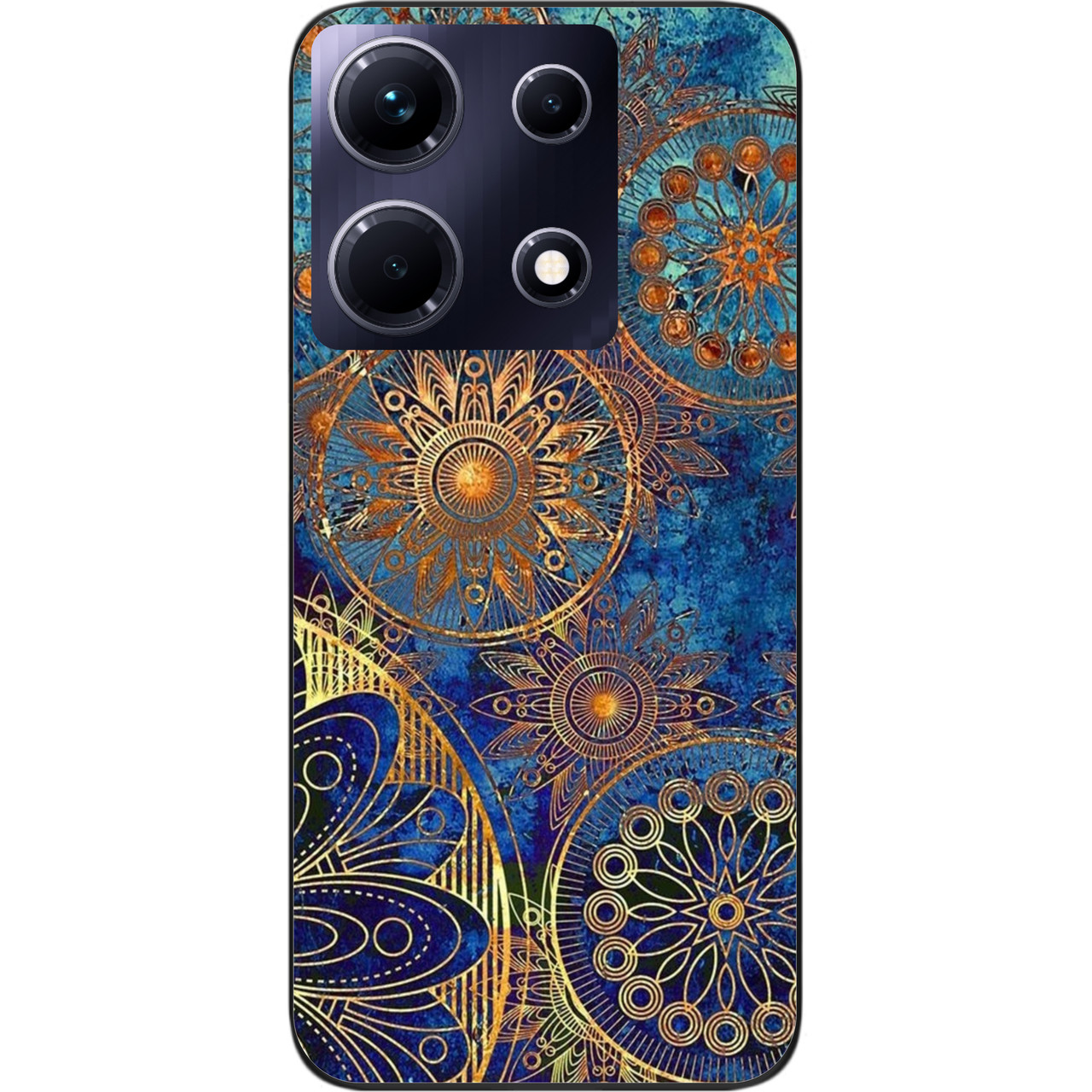Силіконовий чохол Case для Infinix Note 30 4G (X6833B) з картинкою Круги