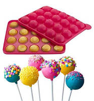 Силиконовая форма Hauser для Кейк попс CAKE POPS 23х19см 20 ячеек DP37207 ZK, код: 7427845