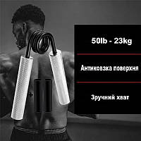 Эспандер кистевой профессиональный 50lb - 23kg. Эспандер для рук. Металлический эспандер-ножницы