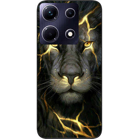 Силіконовий чохол Case для Infinix Note 30 4G (X6833B) з картинкою Лев, фото 1