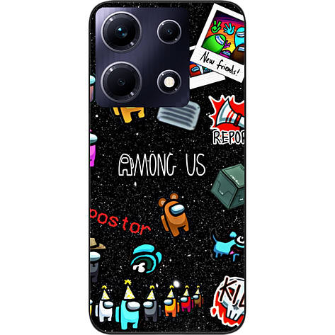 Силіконовий чохол Case для Infinix Note 30 4G (X6833B) з картинкою Among Us Знайди мене, фото 1