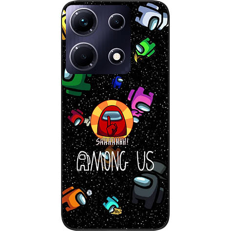 Силіконовий чохол Case для Infinix Note 30 4G (X6833B) з картинкою Among Us Тихо, фото 1