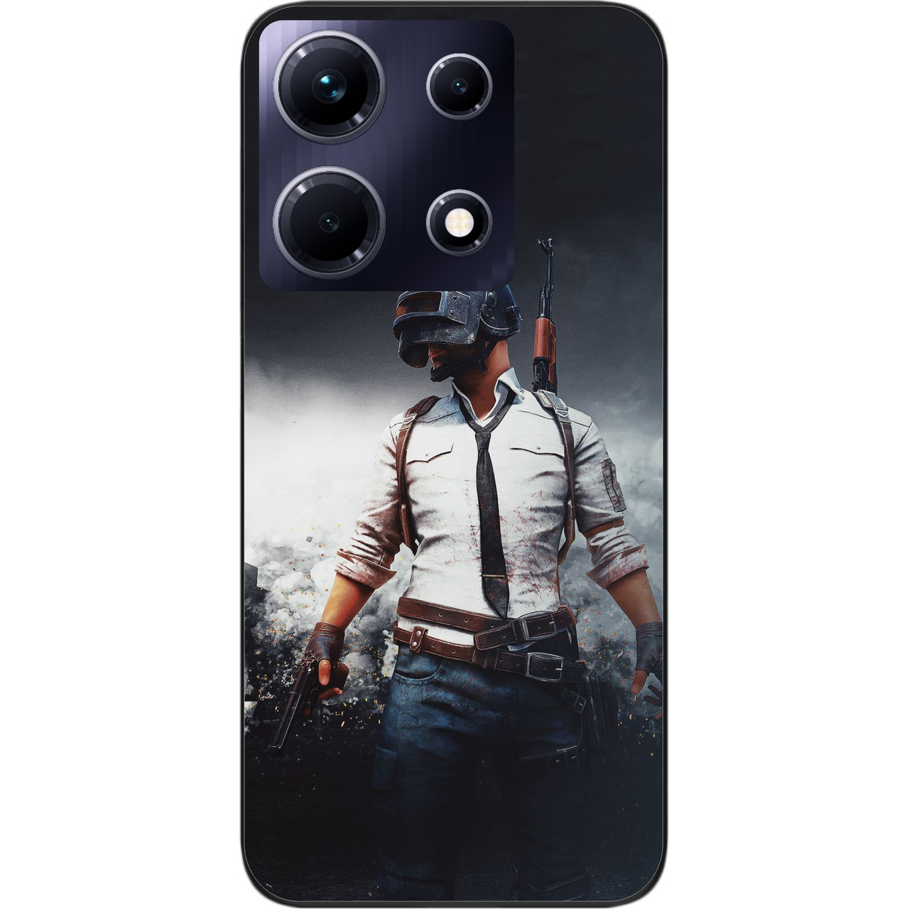 Силіконовий чохол Case для Infinix Note 30 4G (X6833B) з картинкою ПАБГ