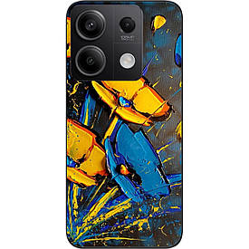 Силіконовий чохол Case для Xiaomi Redmi Note 13 5G з картинкою Квіти України